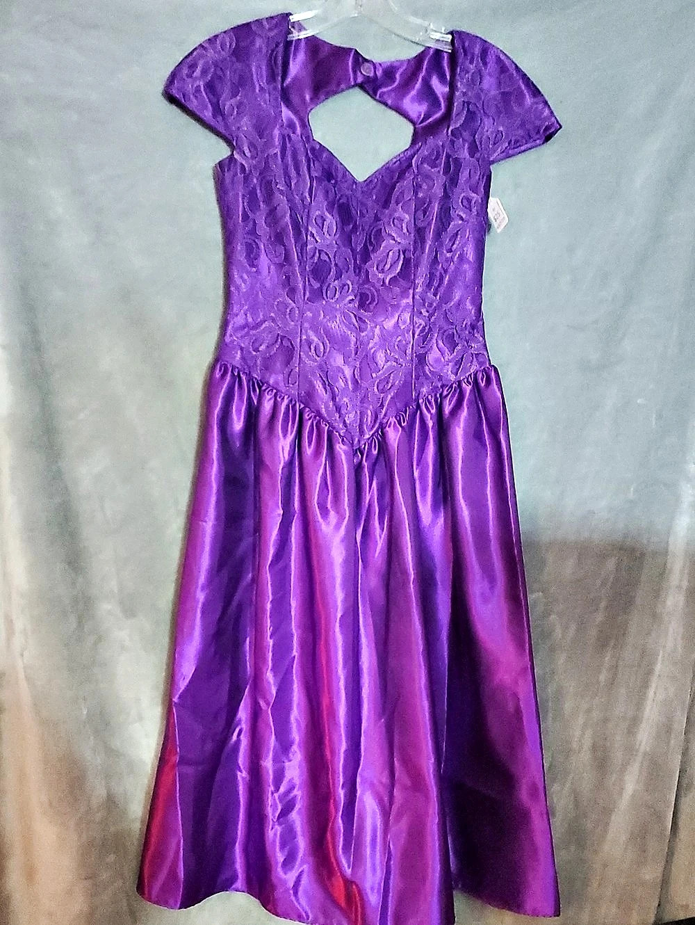 JCPenney by Alfred Angelo dress  Size 4P Purple Floral Formal Dress